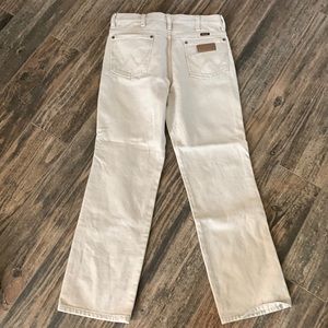 Tan Wrangler Jeans